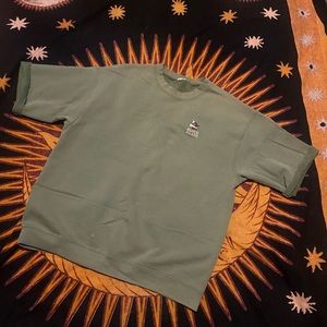 Block Island Olive Tee size L